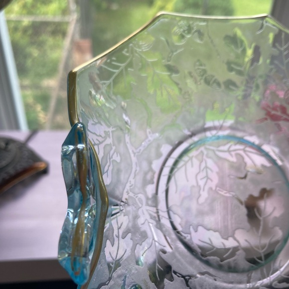 Vintage Fostoria Oakwood Irridescent Bowl - Picture 7 of 11